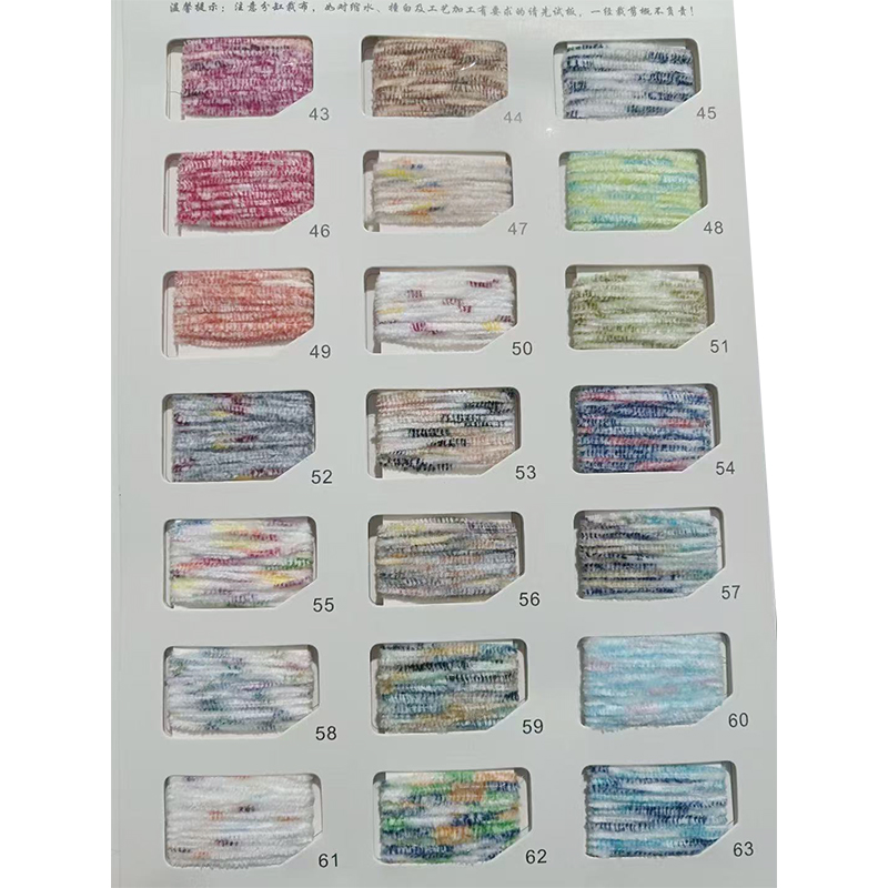 Semi-Gloss-Polyester-Chenille-Garn Semi-Gloss-Polyester-Chenille-Garn