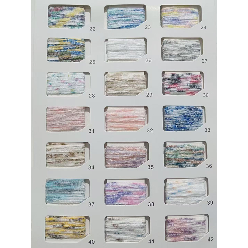 Semi-Gloss-Polyester-Chenille-Garn Semi-Gloss-Polyester-Chenille-Garn