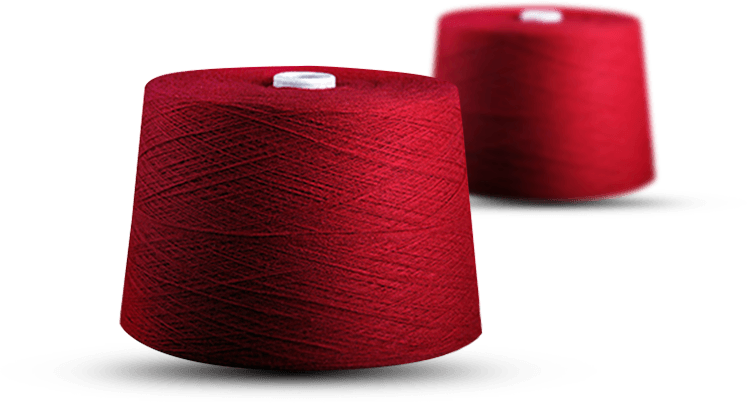 Gefärbtes Polyestergarn